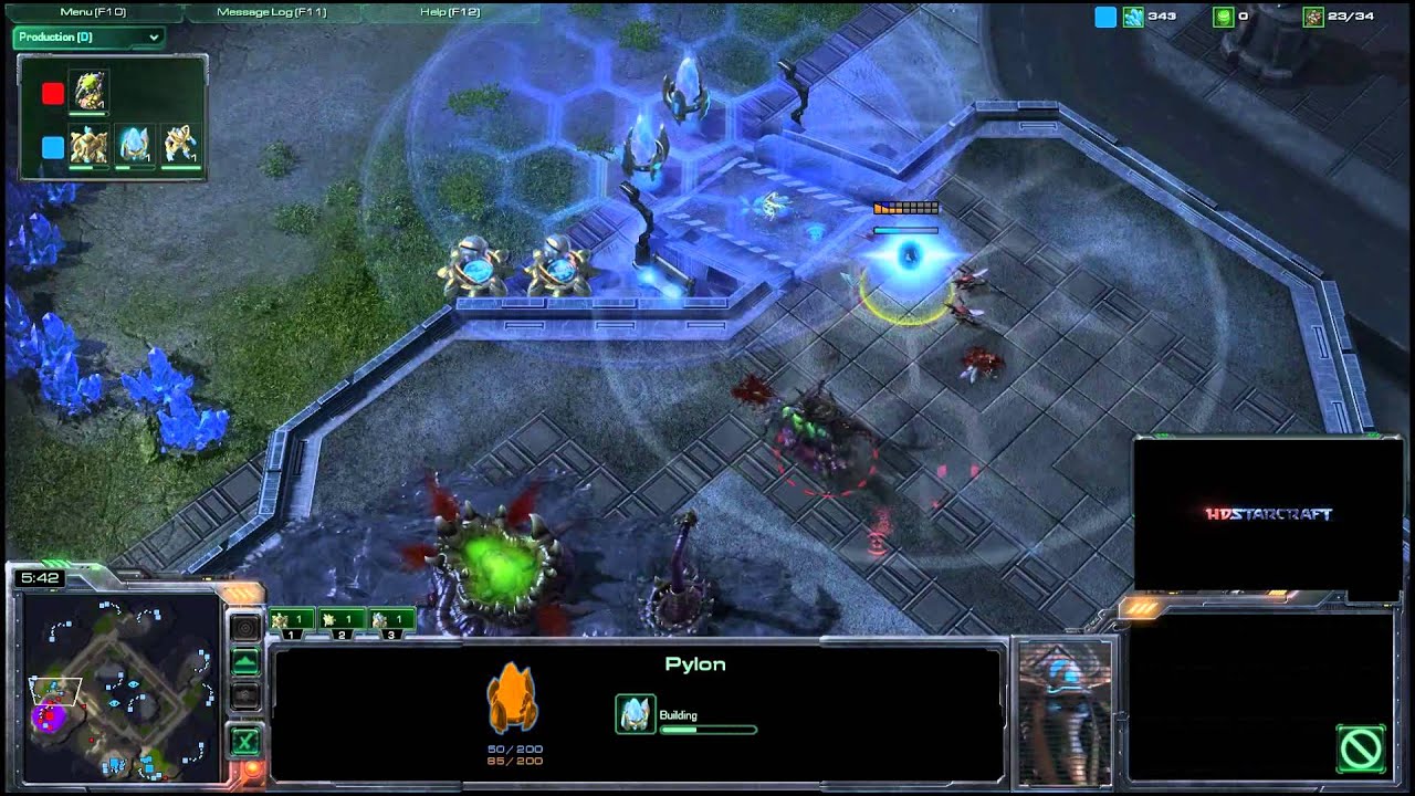 HD Starcraft 2 HD v Dopa g1 p1/2