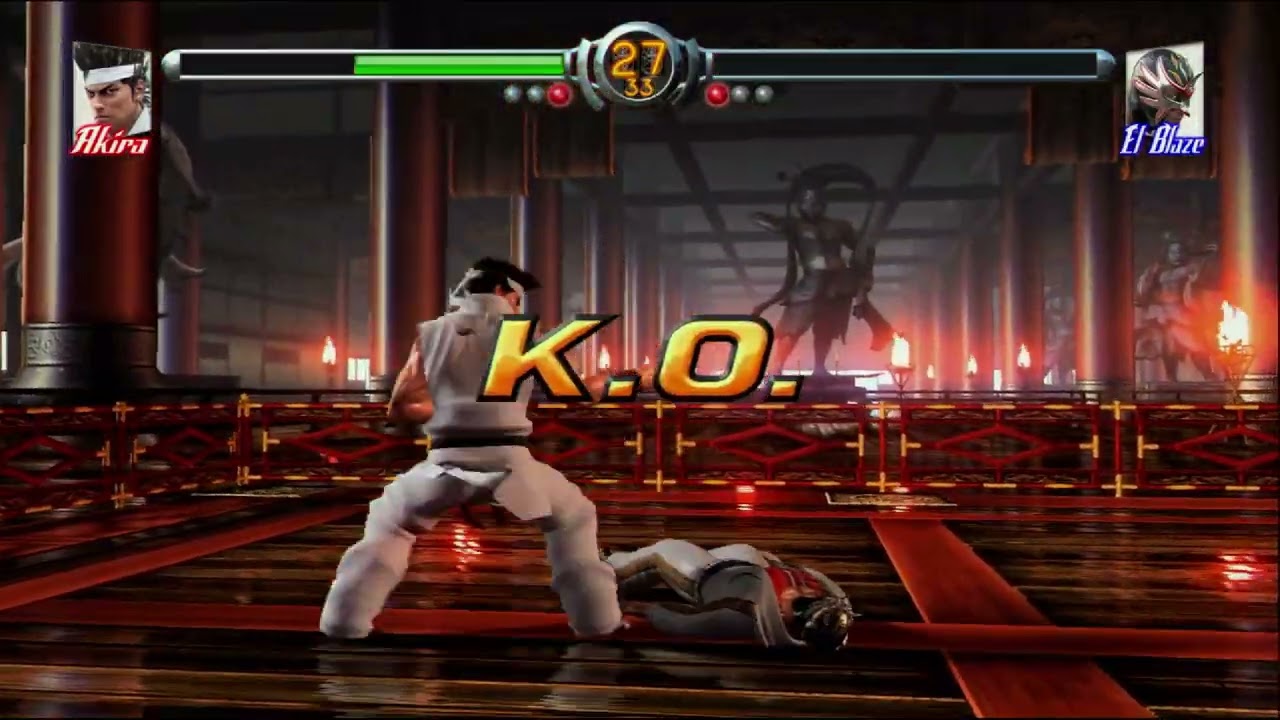 Virtua Fighter 5 (PS3) - Акира против Эль Блейз II