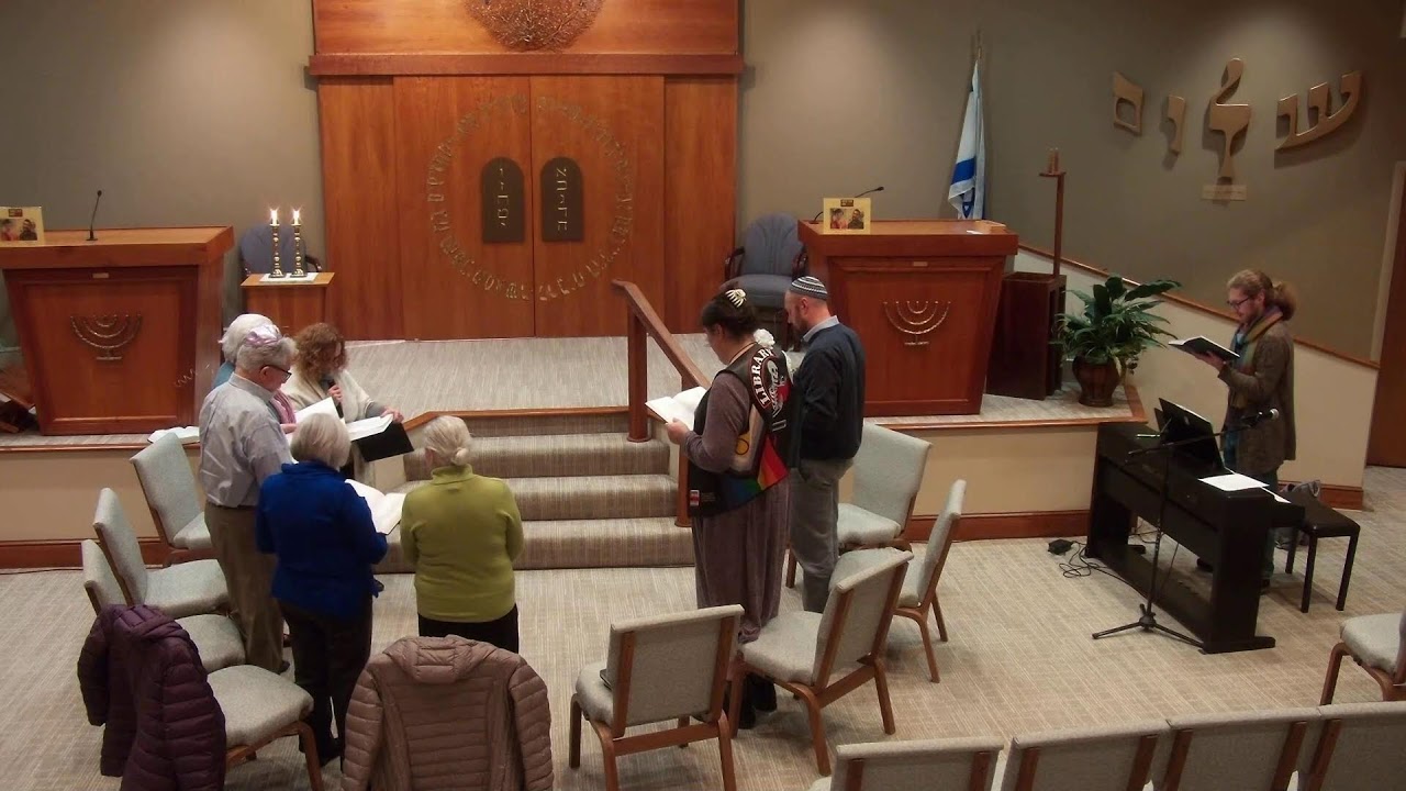 Shabbat Evening Services at Temple Shalom for Friday, December 5, 2025