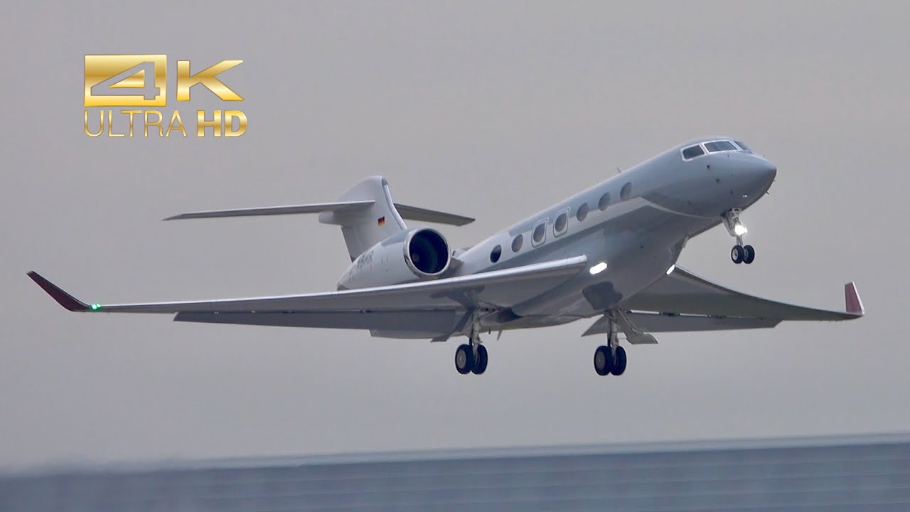 Car Companies Biz Jet fleet Compilation departure and arrivals Volkswagen BMW Porsche VW