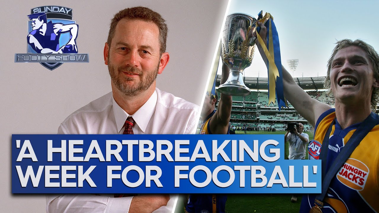 TJ's heartfelt tribute to Robert Walls and Adam Selwood as the game mourns - Sunday Footy Show