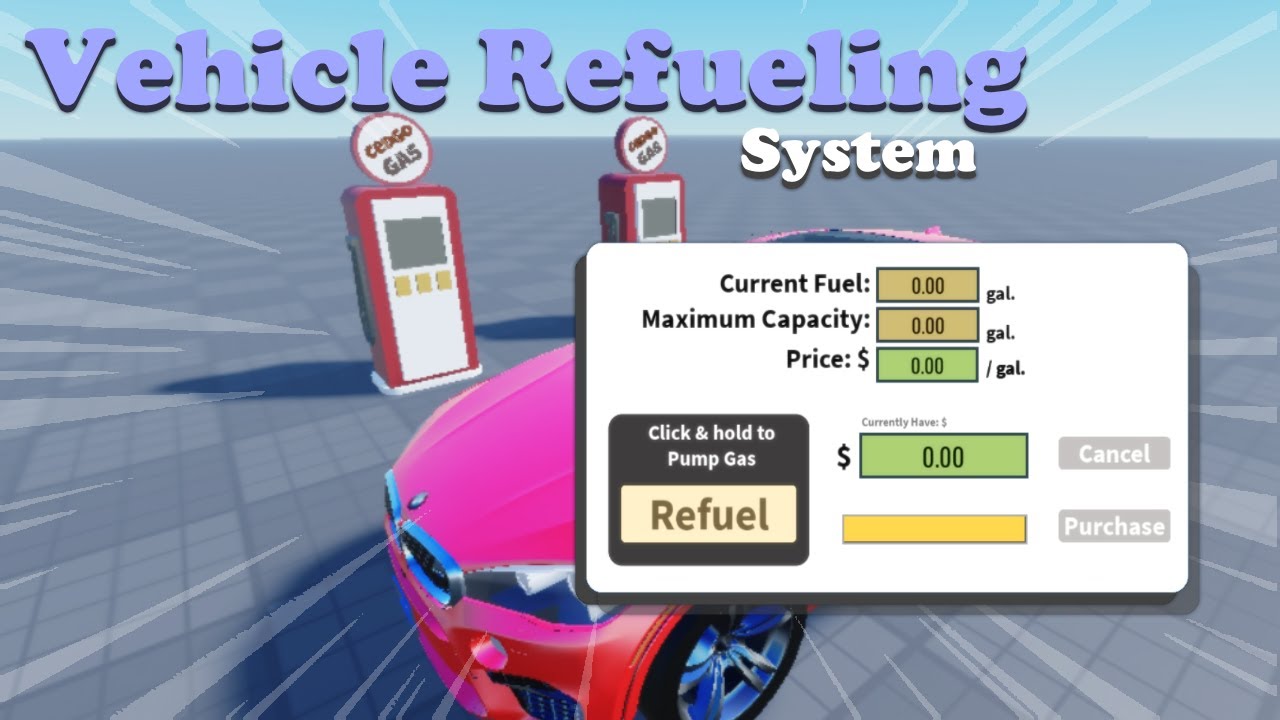 Vehicle Refueling System (Gas Pump) | Roblox