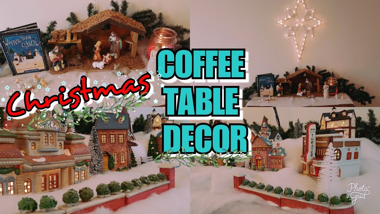 COFFEE TABLE CHRISTMAS DECOR Challenge || 2 STYLES || Hosted by MystyleMycolours