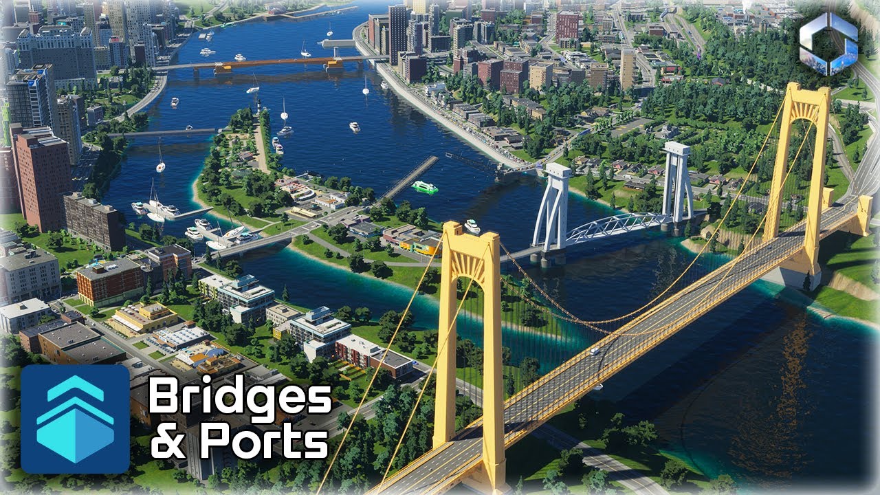 10 Features You'll LOVE in the NEW Bridges & Ports DLC (& update) - Cities Skylines II