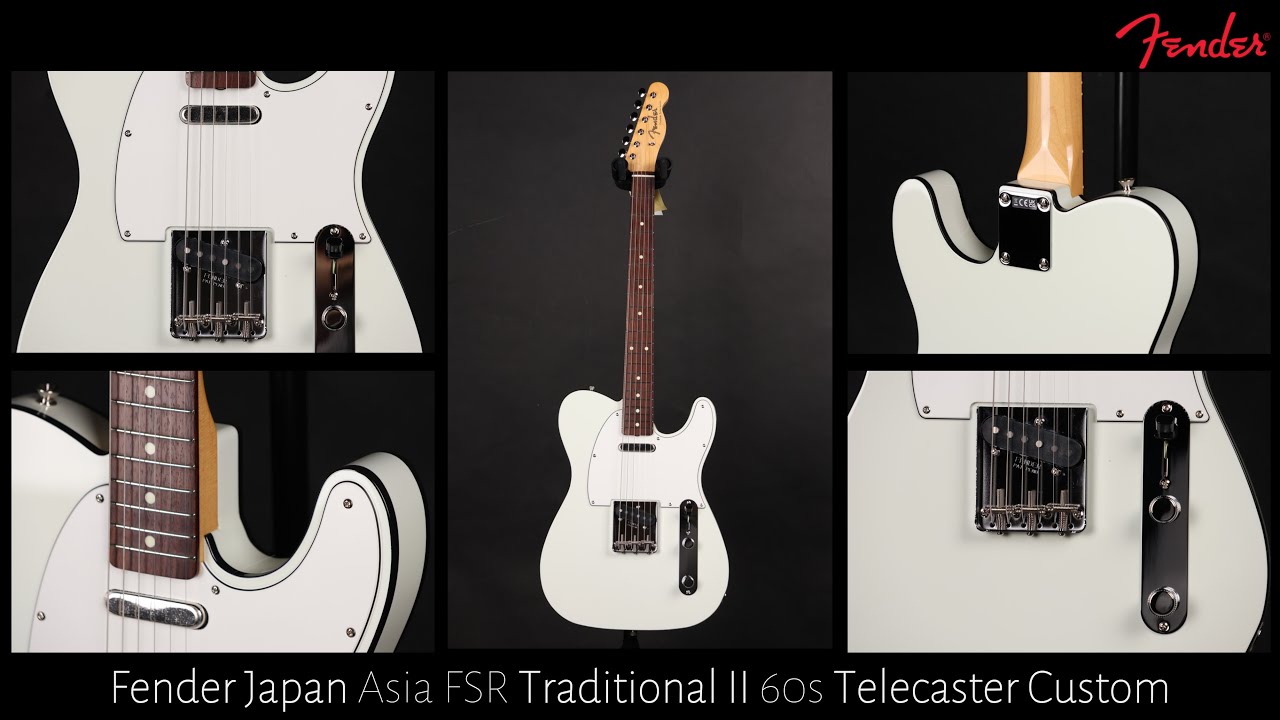 빈티지 아저씨와 함께하는 | 일펜 트레디셔널2 텔레케스터 리뷰 | Fender Japan Asia FSR Traditional II 60s Telecaster Custom