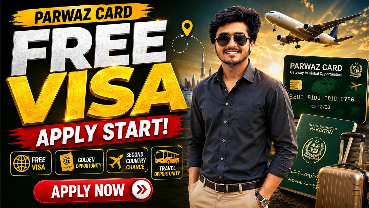 Parwaz Card | Free Vissa How To Apply | Parwaz Card Apply Start Online Government Provide.
