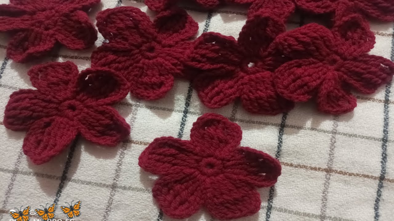 Very Easy, Very Simple Crochet Making Flower🌺🌻🌹🌷 #crochet #knitting