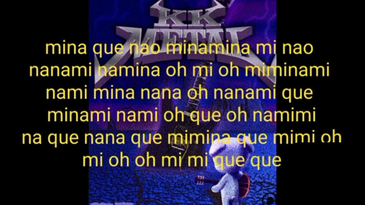 Kk Metal lyrics // Animal Crossing Karaoke (voice on)