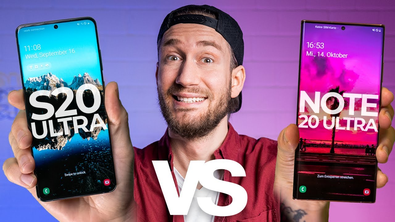 Galaxy Note 20 Ultra vs Galaxy S20 Ultra! | VERSUS