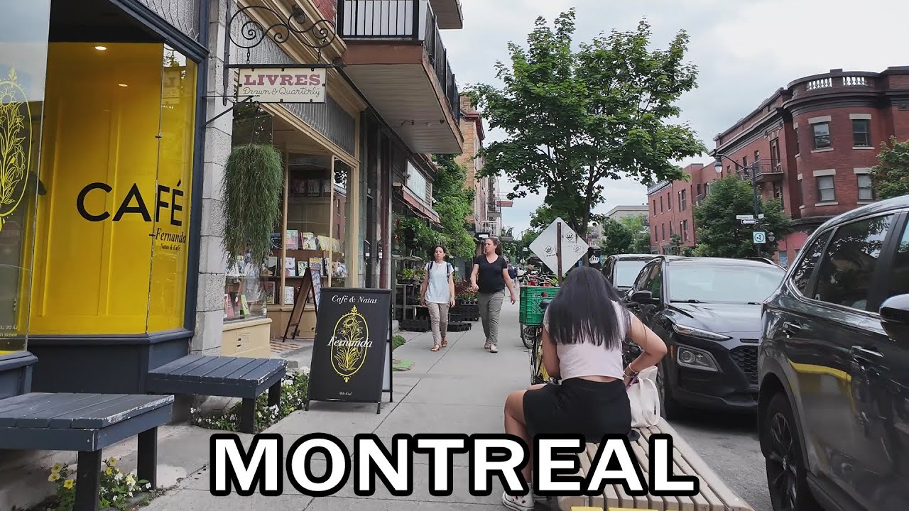 |4K| Mile End Walk - Montreal Neighborhood Tour - June 2025