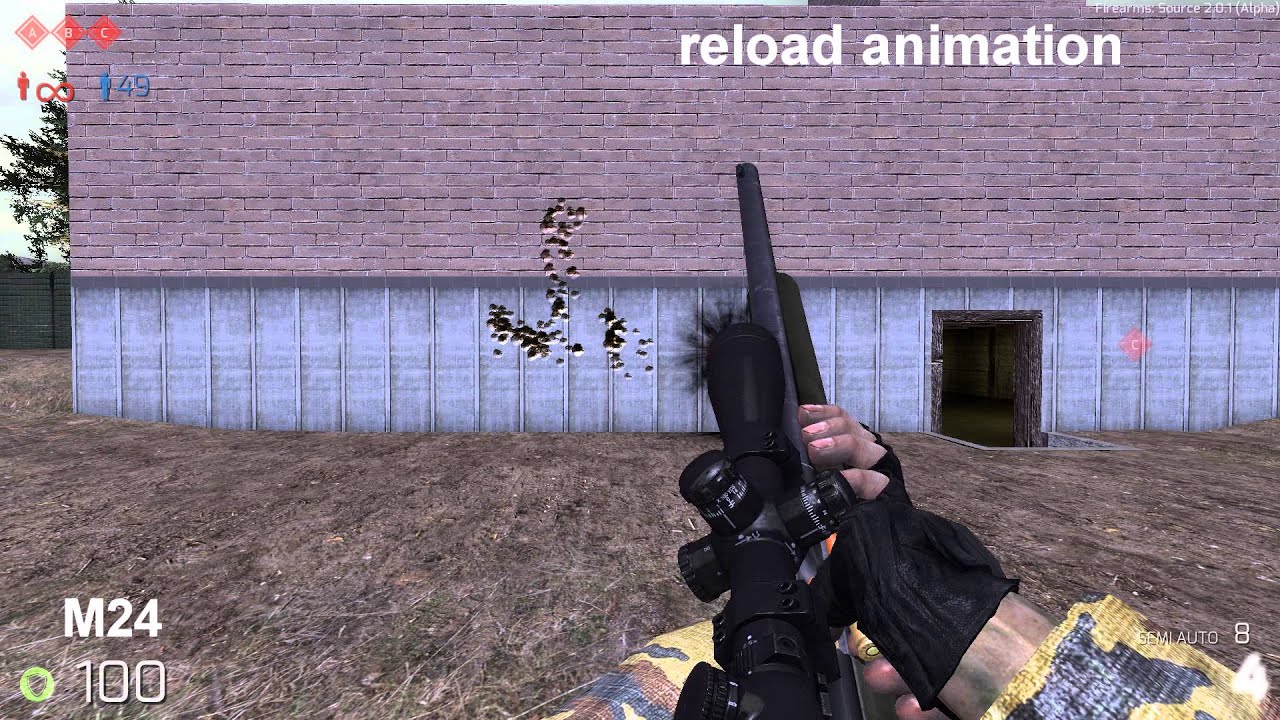 Firearms: source 2.0.1 alpha weapon animations