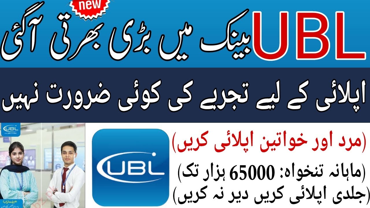 UBL Bank Jobs 2024 | How to Apply for Relationship Executive - Graduate Program