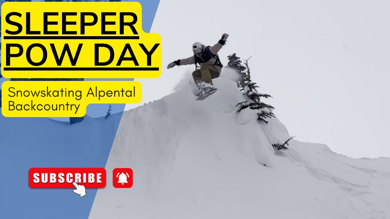 Sleeper Pow Day | Snowskating Backcountry Alpental