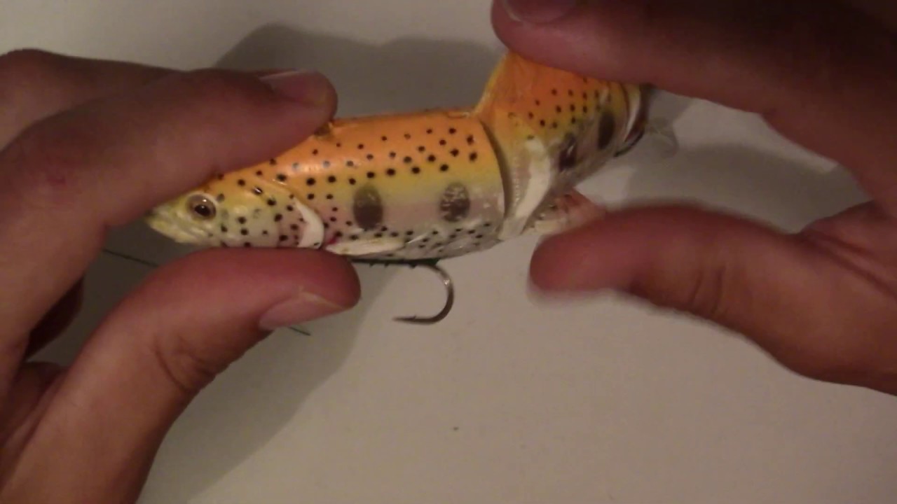 Tutorial: How To Rig Savage Gear 3d Line Thru Trout 15cm with extra treble hook / met extra dreg