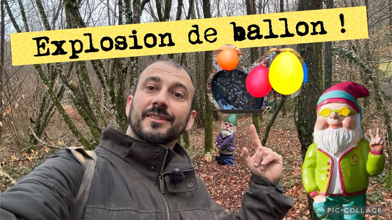 Souffler dans le ballon !! Tir à 30 mètres avec le snowpeak sp500 !! En visée ouverte 🫨