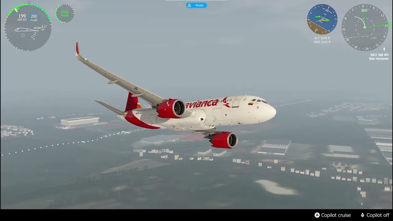 [AEROFLY FS 4] Voô de Campinas até Belo Horizonte com A320neo da Avianca.