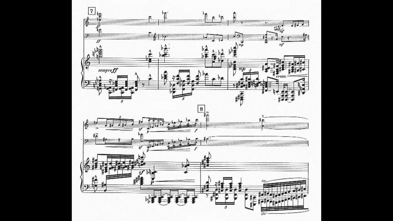Leonid Sabaneyev. Sonate pour Piano, Violon et Violoncelle