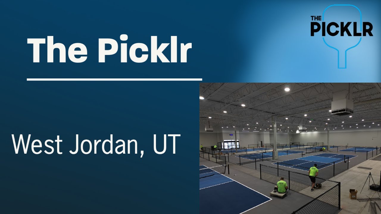 The Picklr in West Jordan, UT! New 10 Court Facility