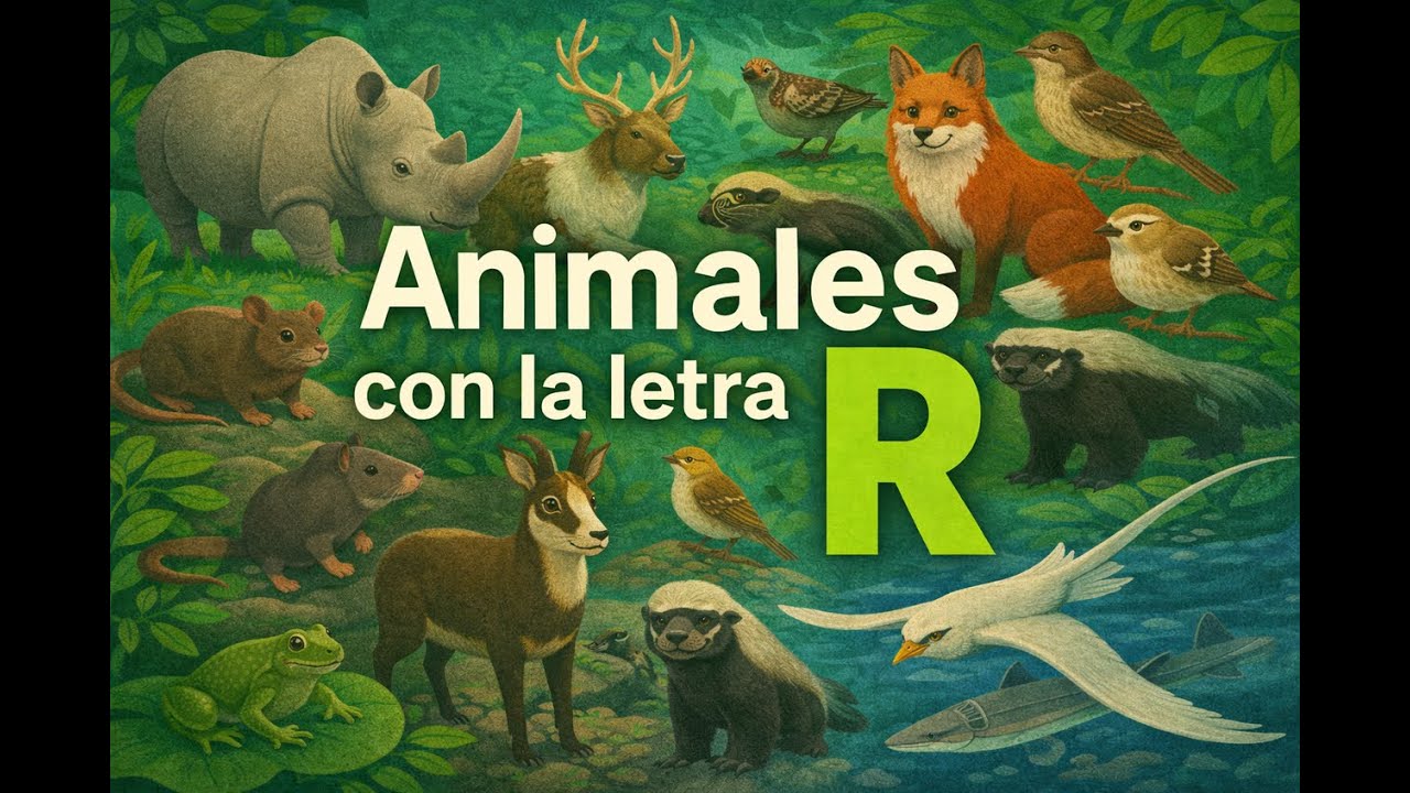 Cuentos infantiles – Animales con la letra R 🦏🐸 | Aprende con Cuentos al Oído