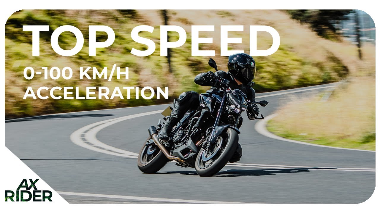 2020 MT-03 TOP SPEED AND ACCELERATION