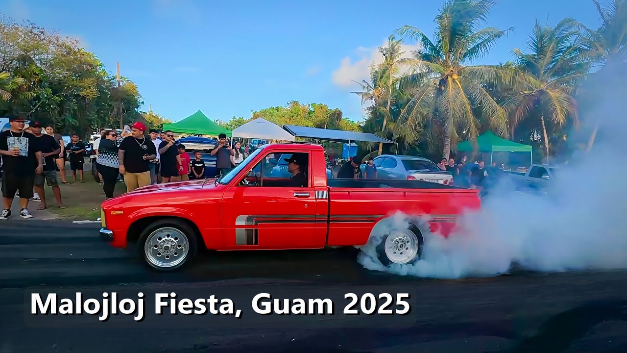 Malojloj Fiesta  - Mini Truck Burn Out Edition - Guam USA 2025