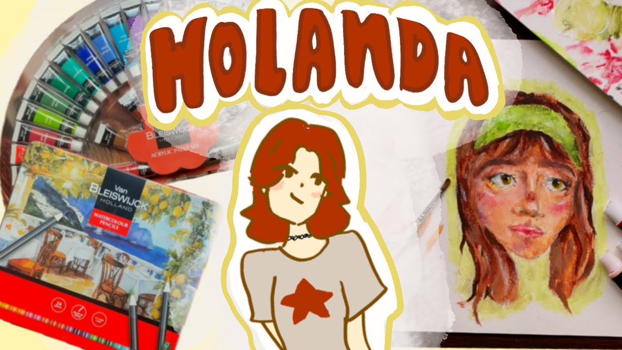 TESTEI MATERIAIS DE ARTE DA HOLANDA 🎨