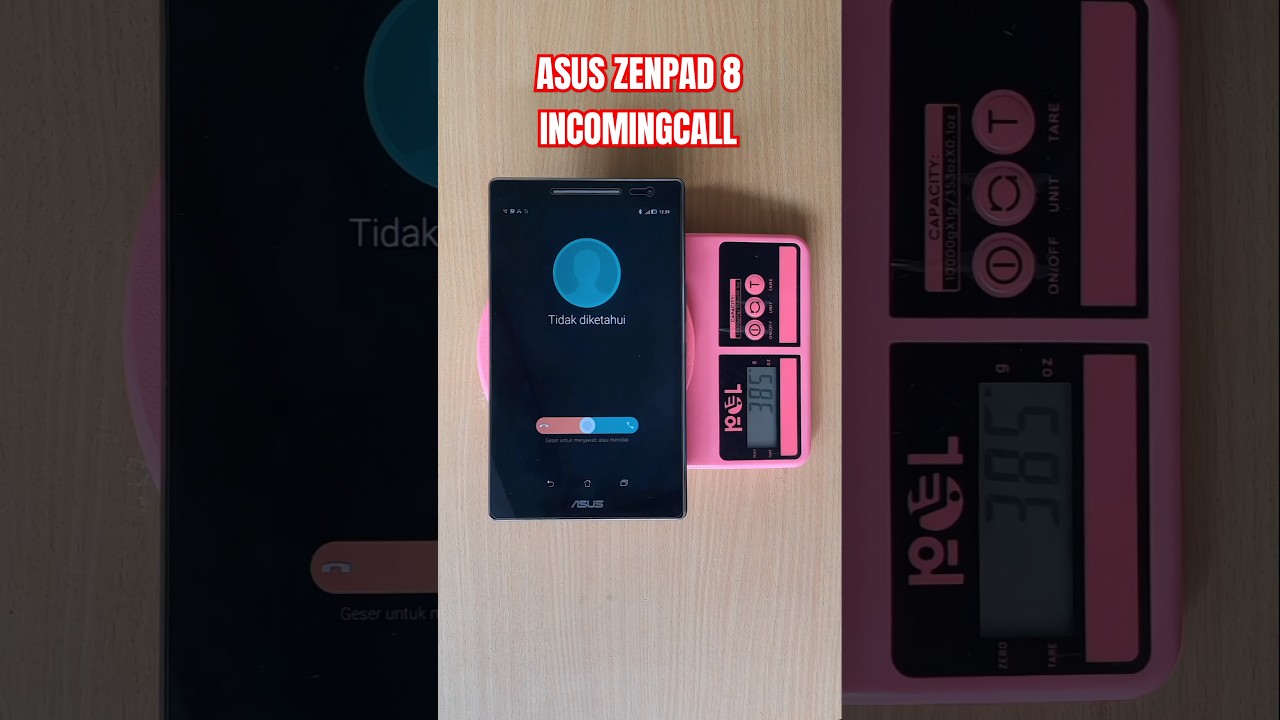 Howmuch Weight Asus zenpad 8 incomingcalls
