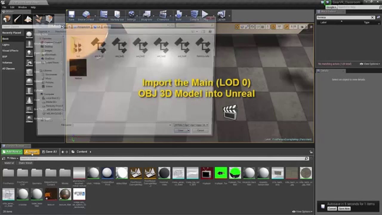 Unreal LOD from 3DMax (Basics)