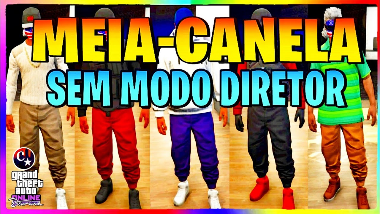 **NOVO**🔥OBTER CALÇAS MEIA-CANELA🔥na SESSÃO👽sem MODO DIRETOR👽PS4/XB1👍GTA5 Online😷Versão 1.50