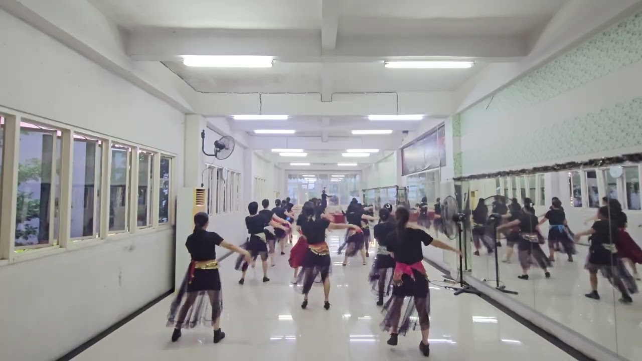 Lang ji tian ya line dance (kamera blkg)