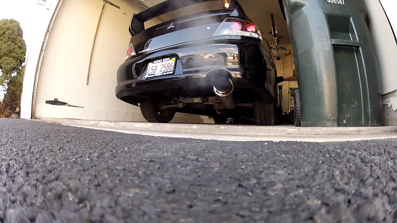 Evo 8 HKS 272 cams cold start