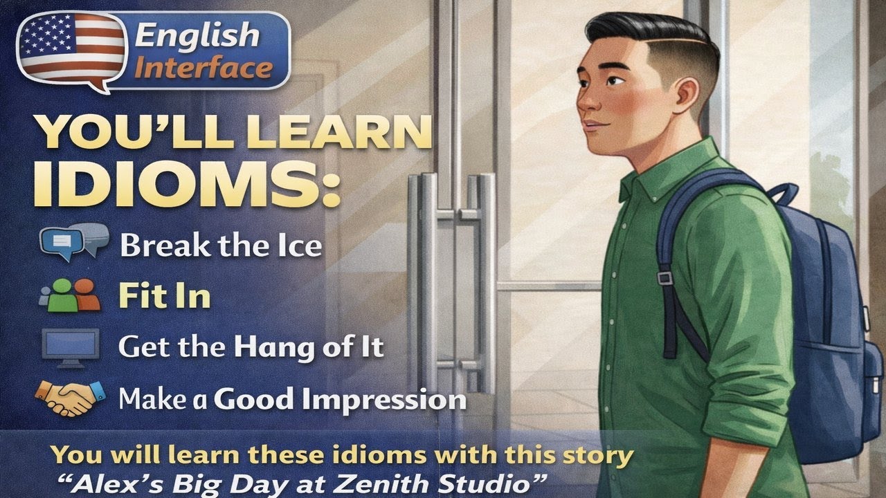 Workplace idioms - break the ice, fit in, get the hang of it, make a good impression