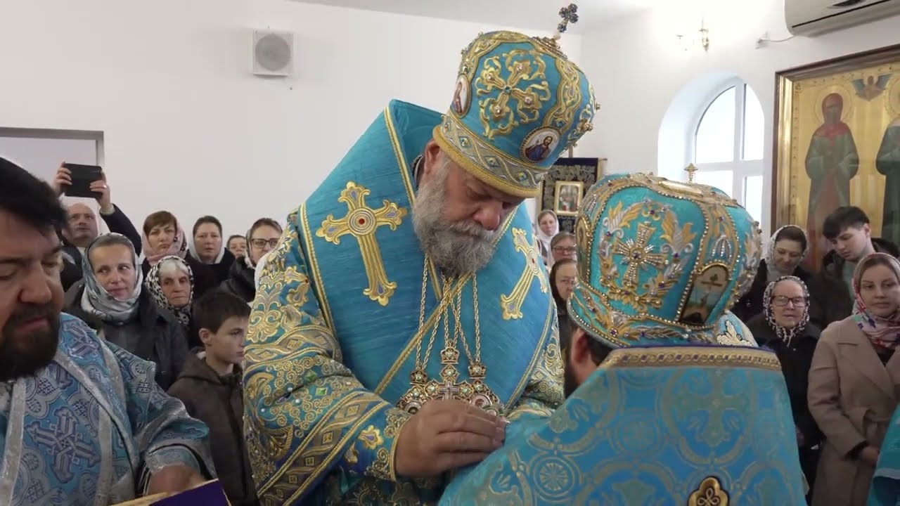 Slujba de sfintire a bisericii de la Nihoreni