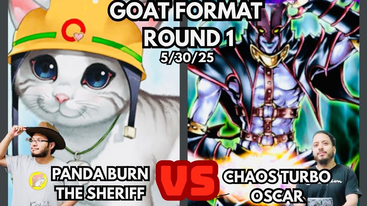 Yugioh Goat Format Round 1: Panda Burn Vs Chaos Turbo!