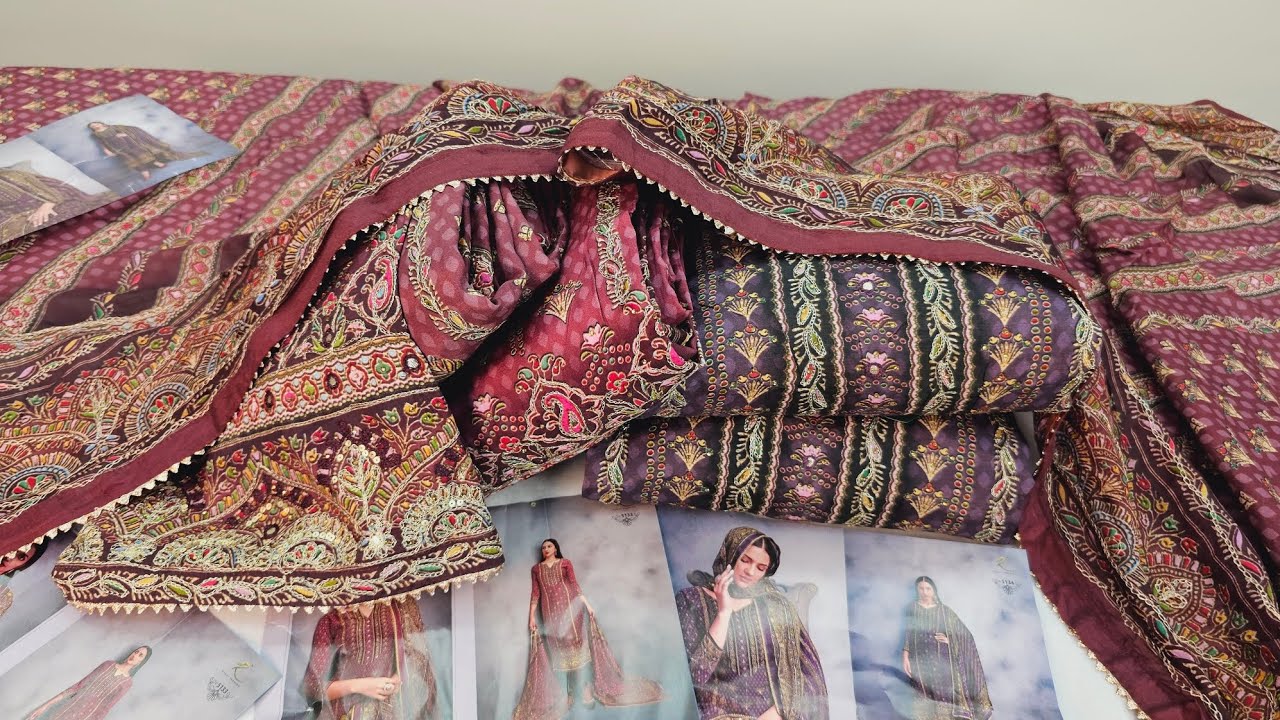 RAKHI most beautiful Indian New Uncommon dress collection🎉 ইন্ডিয়ান নতুন ক্যাটালগ থ্রি পিস ২০২৪