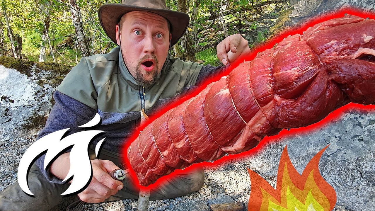 EPISCHER FILET SPIEß über offenem Feuer asmr Style gegrillt  😳  🔥🔥
