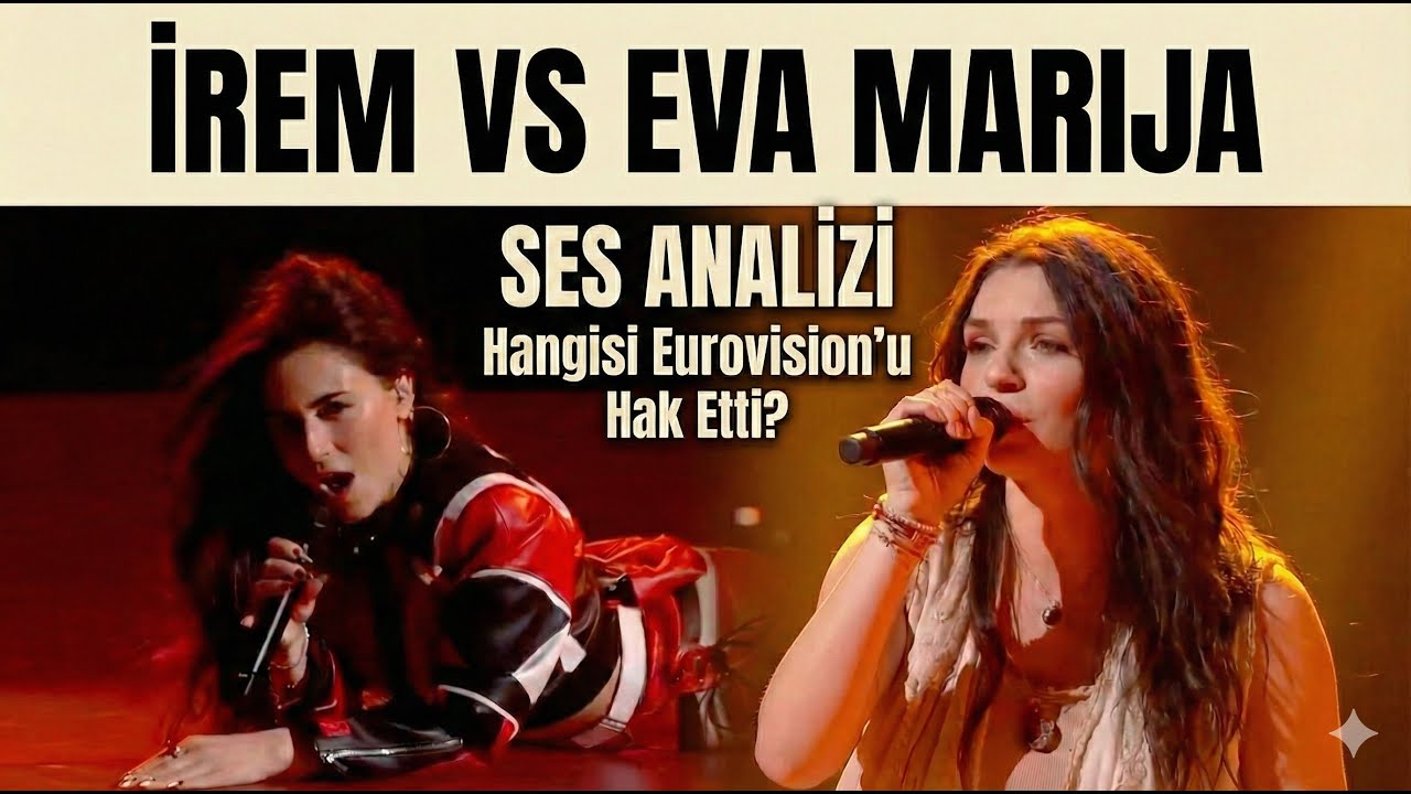İrem VS Eva Marija Ses Analizi (Hangisi Eurovision'u Hak Etti ?) #eurovision2026