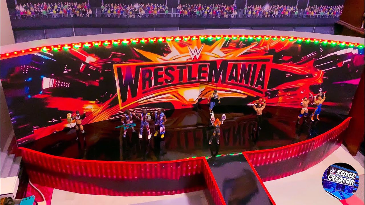 WWE WRESTLEMANIA 35 ACTION FIGURE STAGE!