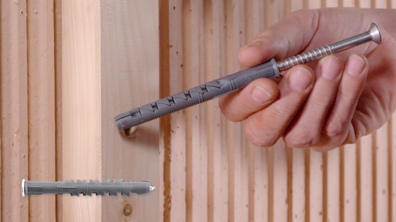 WÜRTH AT WORK – Kunststoff-Rahmendübel SHARK® UR (Montage)