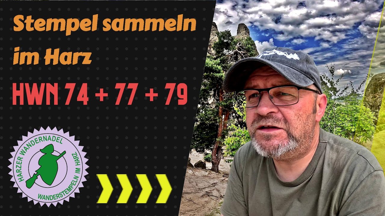 Stempel sammeln im Harz - Harzer Wandernadel 74, 77 und 79 #komoot