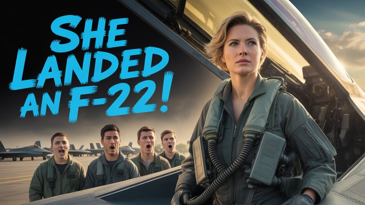 They Kicked Her Out — She Returned in an F-22