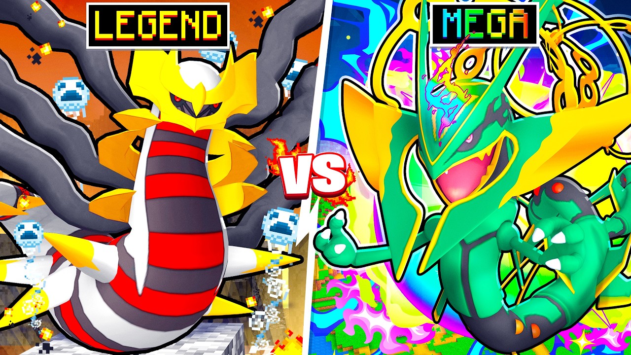 LEGENDARY Vs MEGA POKEMON In Minecraft PIXELMON!
