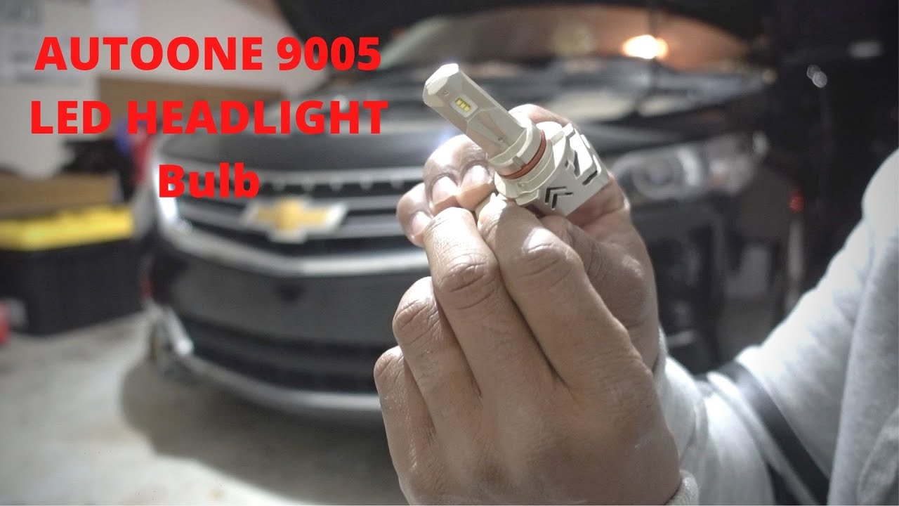 Установка светодиодных ламп AUTOONE 9005 на Chevrolet Impala 2017 года выпуска