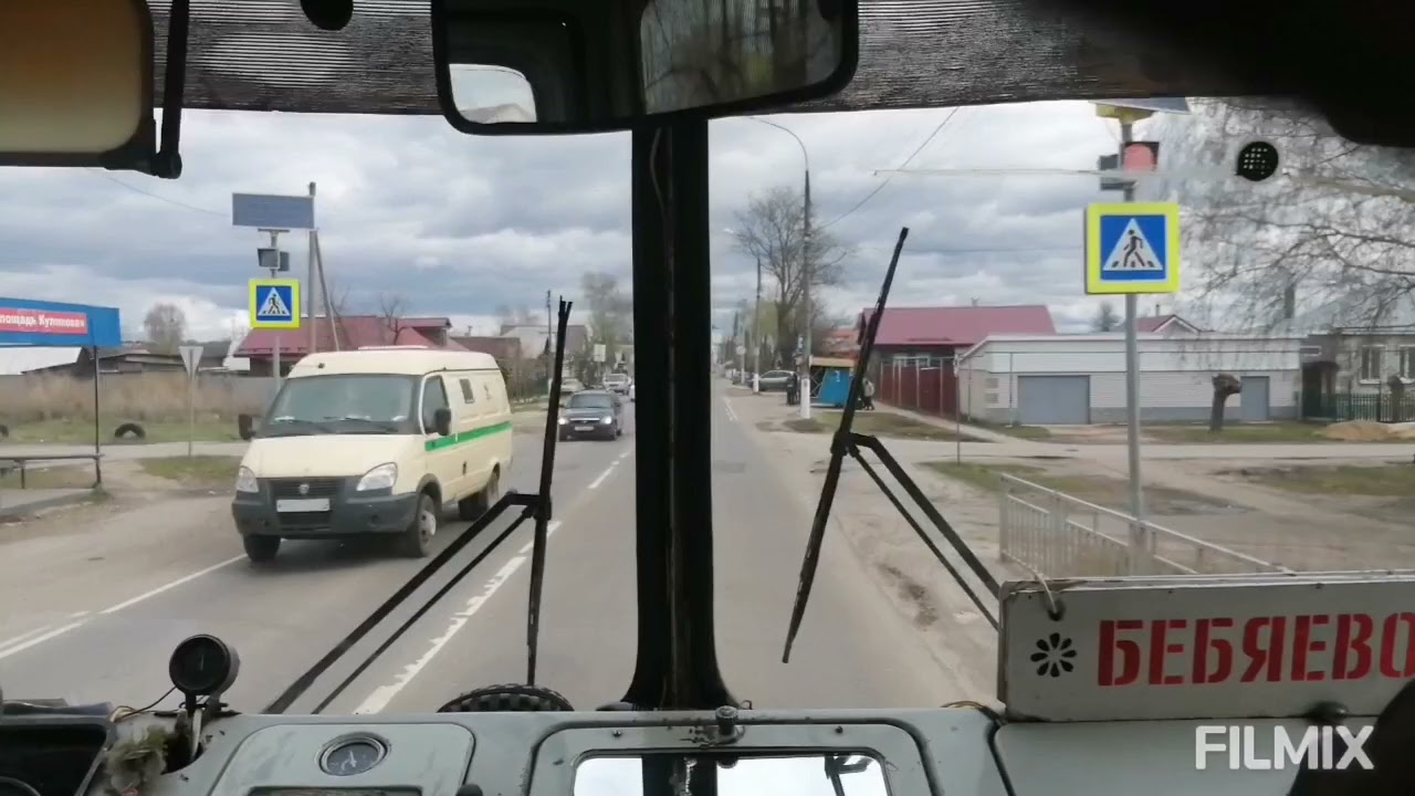 ЛиАЗ-677. Арзамас - 2021. Маршрут Кичанзино.