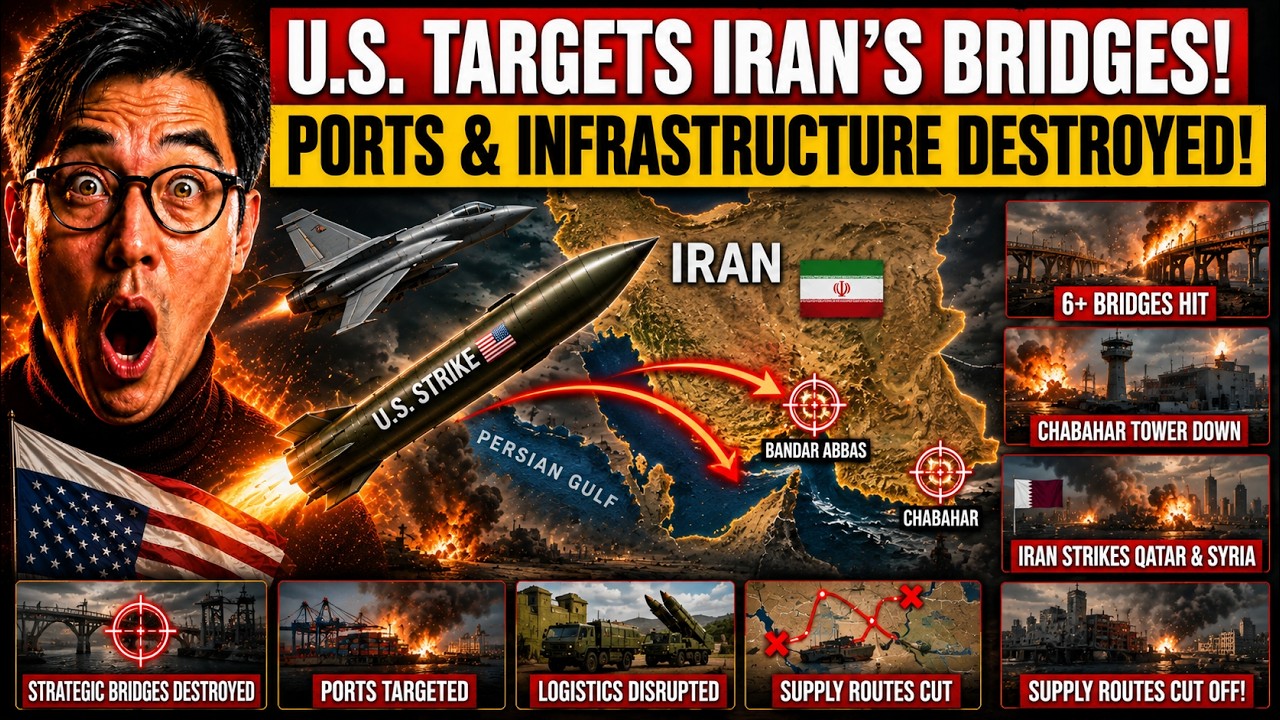 US Targets Iran's Bridges, Ports, Infrastructure