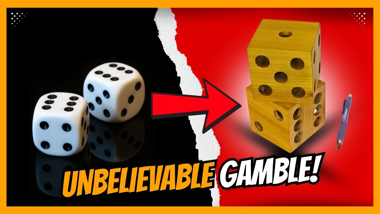 I Built GIANT Wooden Dice Organizers Using This Exact Technique