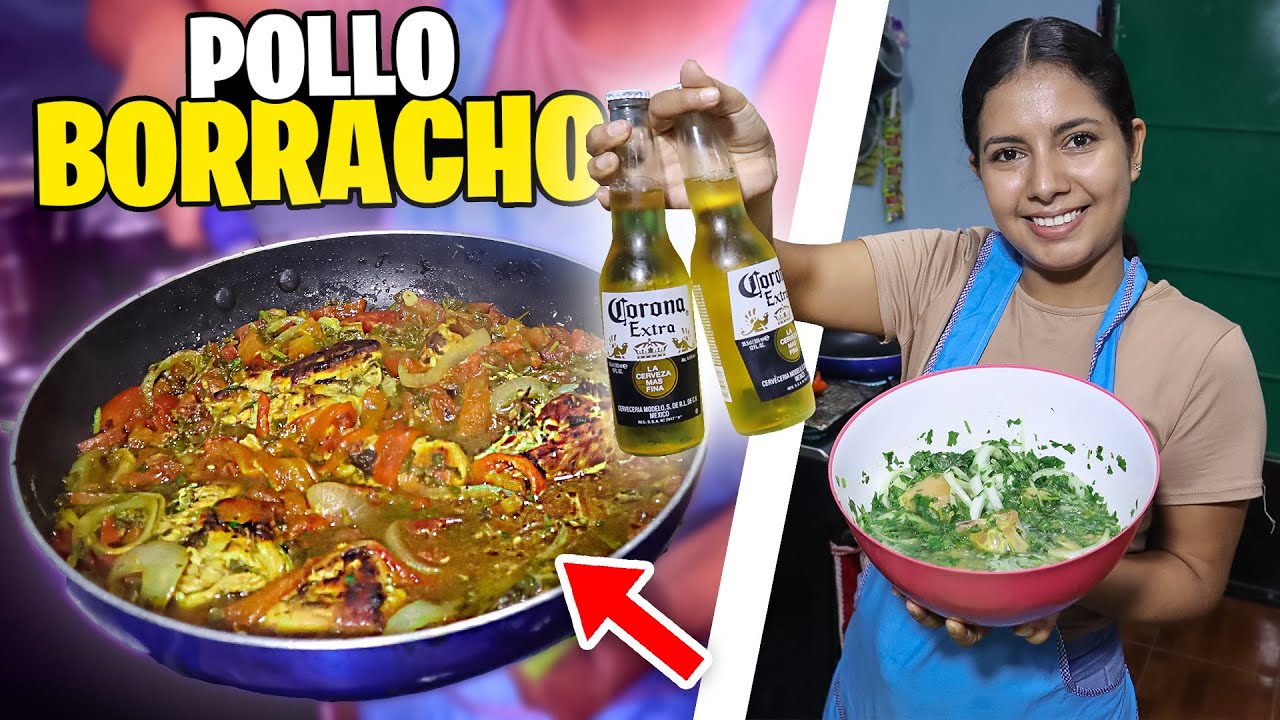 COCINANDO POLLO BORRACHO
