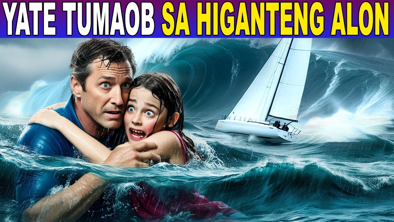 MAG-AMA NA STRANDED sa KARAGATAN sa PAGLUBOG ng YATE na PINATAOB ng HIGANTENG ALON