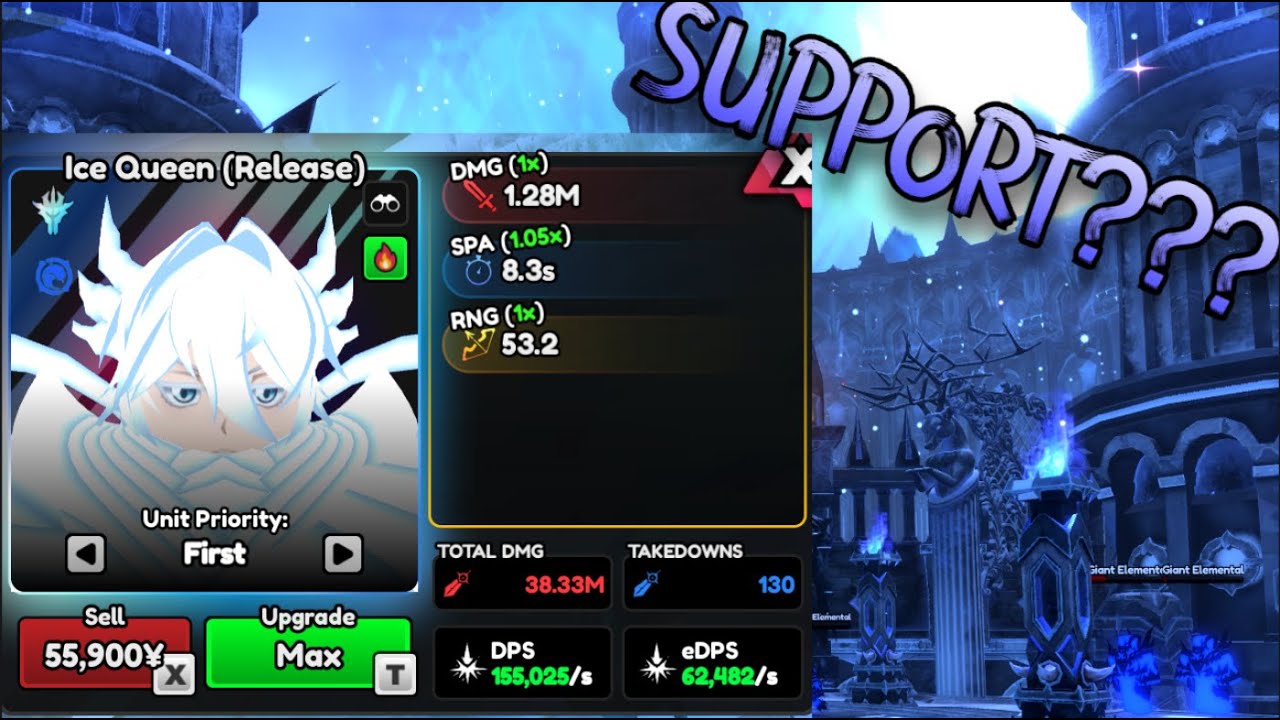 Ice Queen (Release) Quick Showcase Anime Vanguards