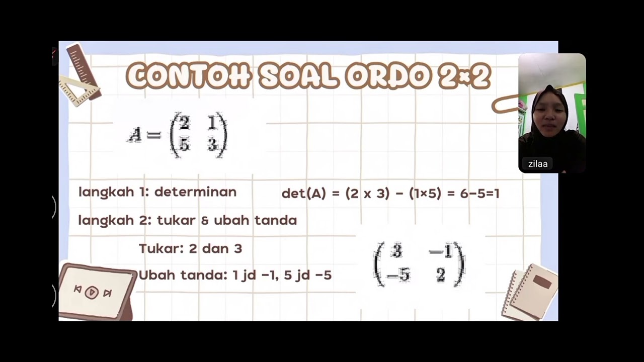 tugas Matematika kelompok 3 kelas Xi(b) INVERS MATRIKS